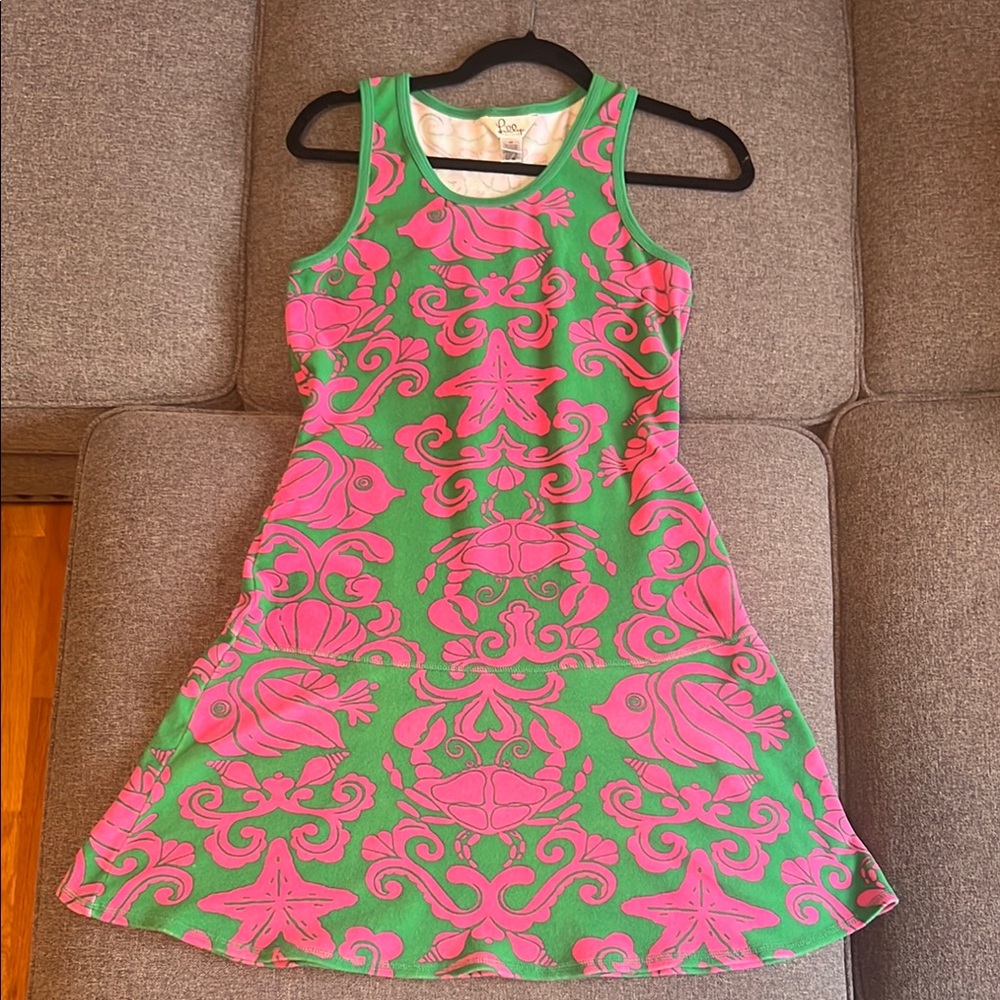 XS Lilly Pulitzer Vintage Sea Print Terry cloth dress
